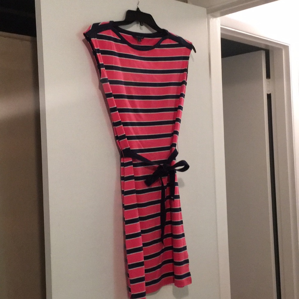 Tommy Hilfiger hot pink and navy blue dress